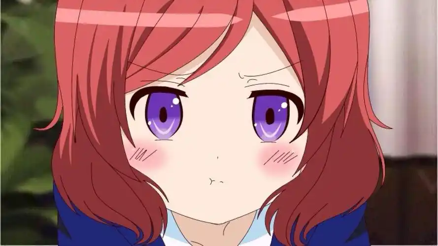 lovelive!嘟嘴生气卖萌表情_馒头饭