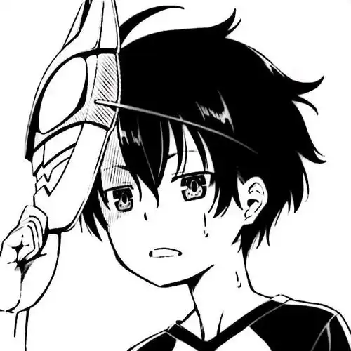 黑白动漫男头(侵删)