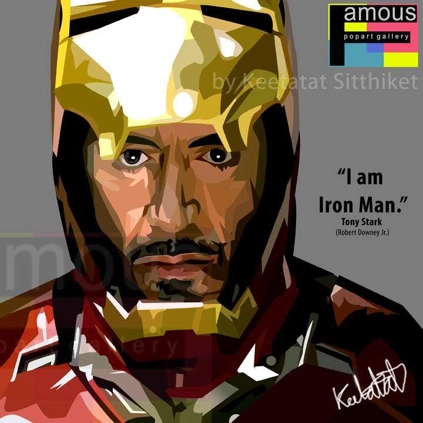 drawing (tony stark - grey)_art_arteria - up-next