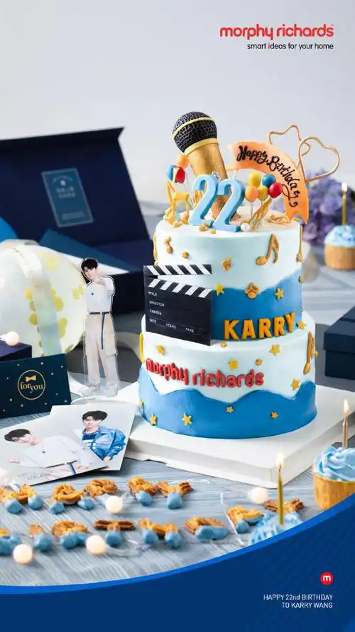 王俊凯0921生日快乐#小m定制专属蛋糕,祝22岁的小凯@tfboys-王俊凯