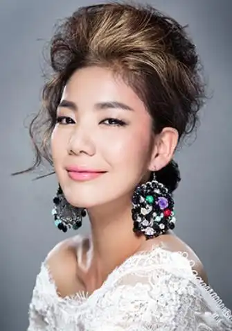 >> 短发新娘盘发有哪些新造型?