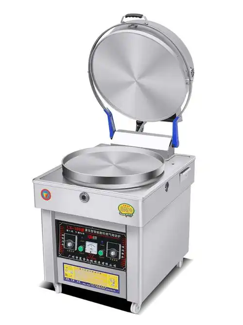 包教程商用燃气电饼铛煤气烙饼炉大饼锅烤饼机土家酱香饼千层公婆饼