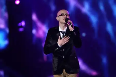 图平安参加中国好声音现场图片大全揭秘光头平安的晋级之路