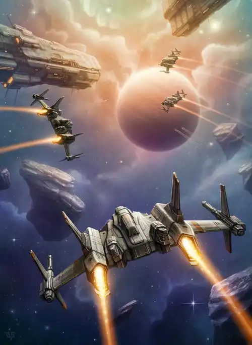 酷炫科技暗黑的未来都市 ted-mx华丽同人原画赏析