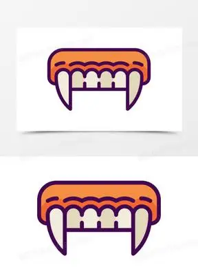 尖牙图标132手绘尖牙大蓝鲨130尖牙张嘴鲨鱼免抠素材130卡通动物尖牙