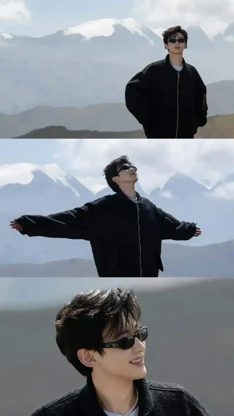 什么叫一眼万年#白敬亭 #白敬亭张开双臂背影壁纸 - 抖音