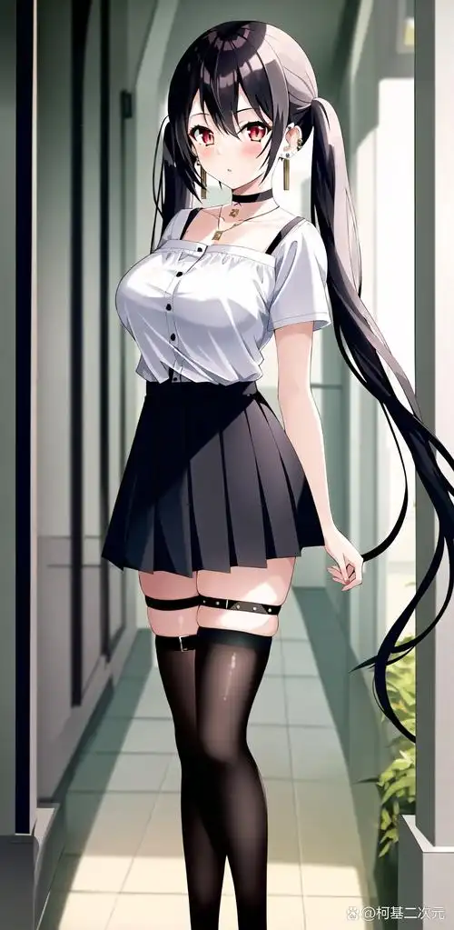 双马尾摇曳的阳光下,二次元美少女仿佛跃然眼前,心情也跟着轻快起舞!