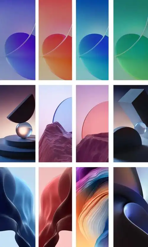 壁纸首发opporeno6系列原生壁纸分享