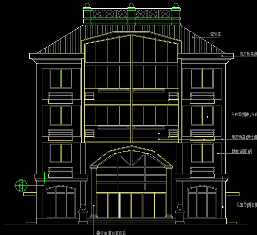 五层独立住宅楼建筑设计图纸免费下载 - 建筑户型平面图 - 土木工程网