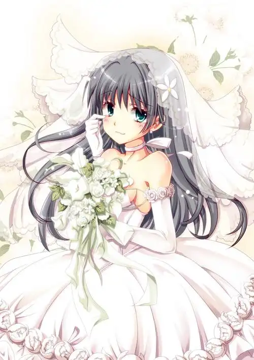 动漫图(婚纱#礼服)