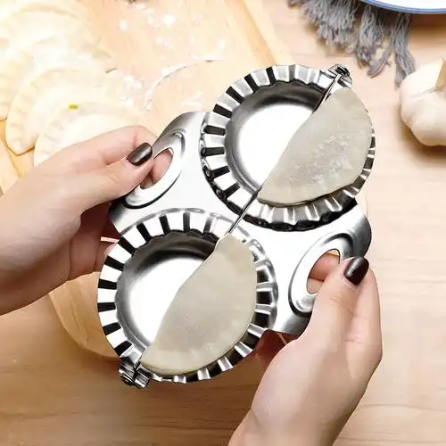 水饺模具包饺子器 包饺子神器捏水饺厨房小工具家用创意不锈钢