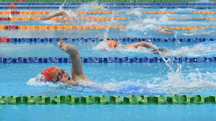 市运会游泳比赛19日开赛,双胞胎姐妹花绽放泳池_福州市运动会_福州市