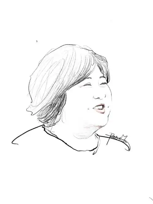 手绘 头像 定制 素描 彩铅 水彩 贾玲_水彩_素描_彩铅_手绘_绘画_寻找