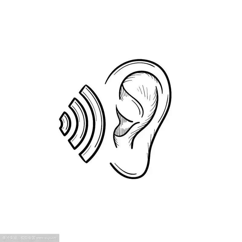 人耳用声波手绘轮廓