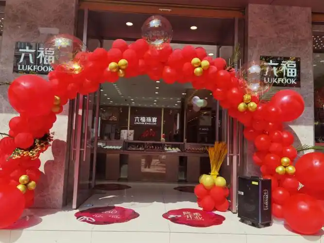 六福珠宝店铺实拍