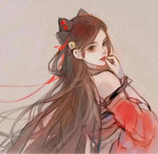 冷艳不失孤傲的古风动漫女生头像