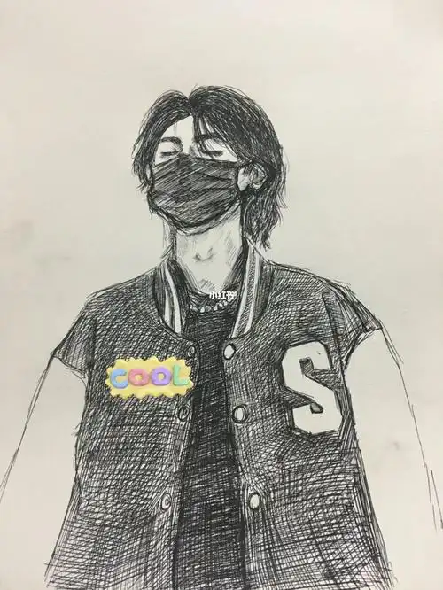 前天画的今天才发小鬼王琳凯画画