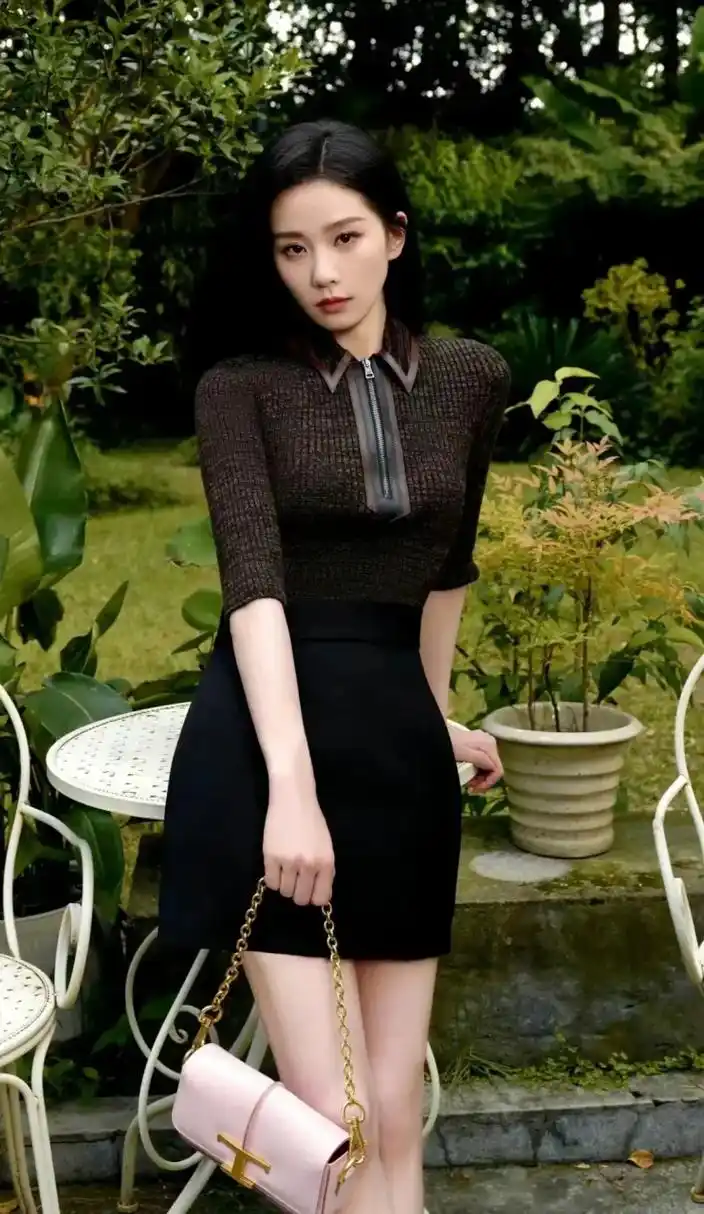 很少关注刘诗诗姐姐黄金身材比例,姣好面貌!