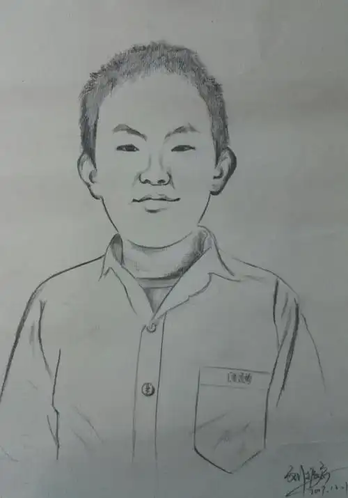 给小朋友的肖像画