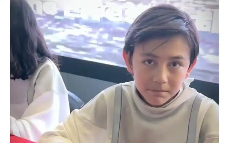 刘烨儿子诺一长大啦