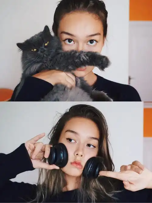 分享私藏已久的宝藏女孩中法混血小姐姐chloe1202妈妈是女作家扫舍