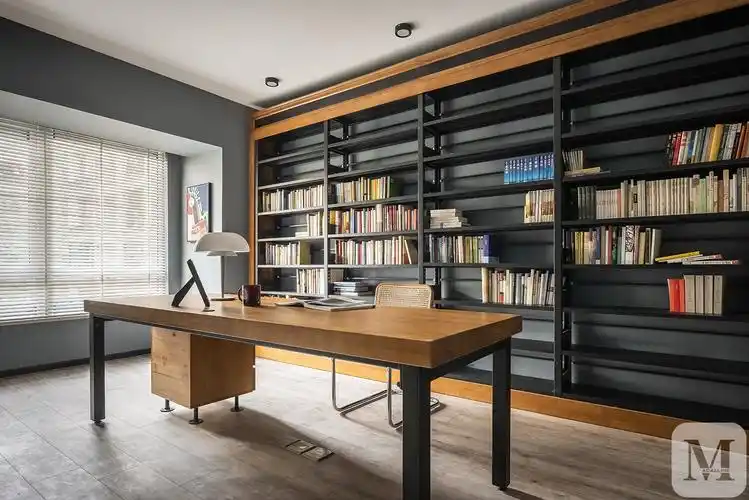 混搭书房书柜装修效果图