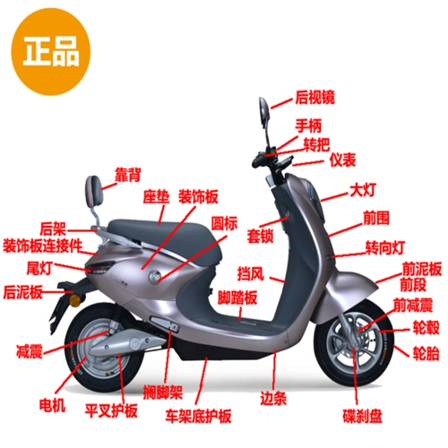 配件大灯后备后视镜坐垫灯具全套绿能外壳塑料件更多电动车零