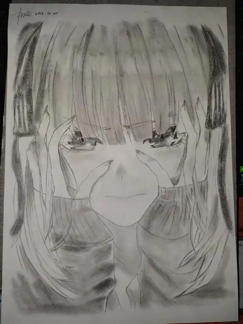 中野二乃.五等分的新娘96#手绘 #素描 #动漫 #中野二乃 - 抖音