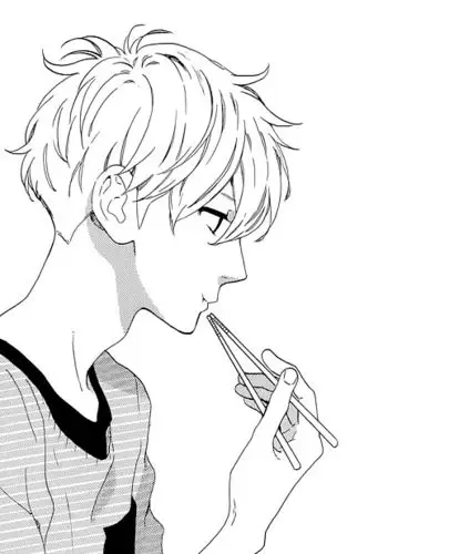 黑白二次元男图