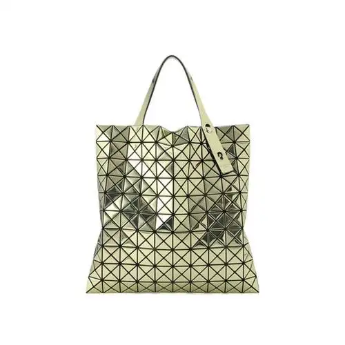 日本直邮baobaoisseymiyake三宅一生金属绿色手提包女士包袋