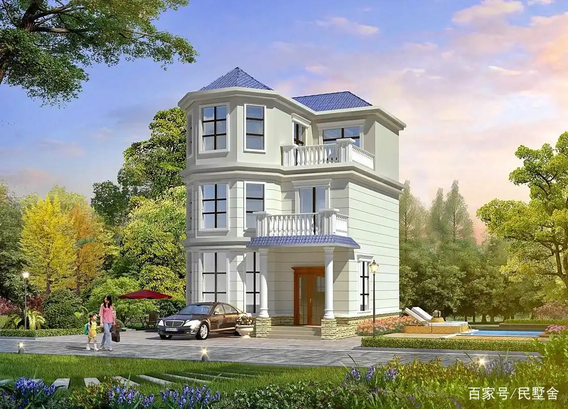 占地63平的农村三层别墅,外观漂亮大方,还能满足我想要套房的心