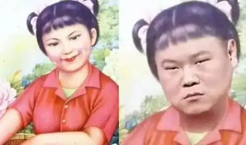 p图大神手下的岳云鹏成了年画娃娃,也是超级可爱了