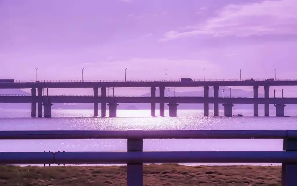 少女心粉紫色的天空风光,高清图片,电脑桌面-壁纸族