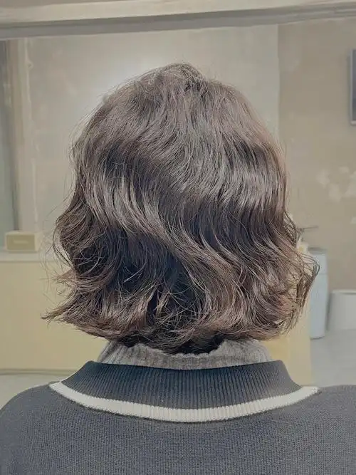 短发蛋蛋卷法式烫可爱减龄显发量多哟