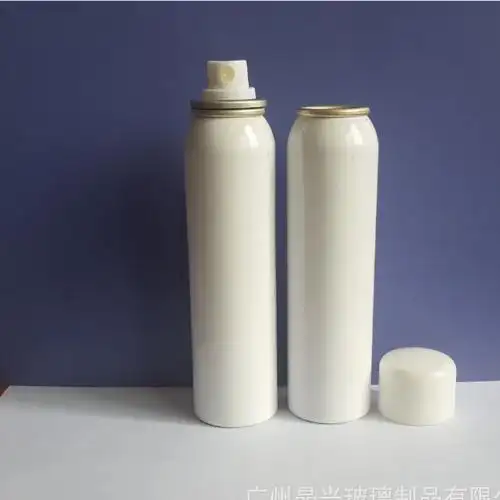 厂家直销150ml气雾铝罐 防晒保湿喷雾铝瓶 金属铝瓶 螺口铝瓶图片