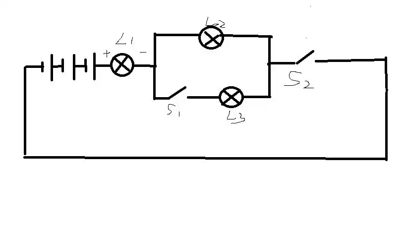 经验:从电源开始画起,把各个元件的正负极标出来,实物图也标出来,按