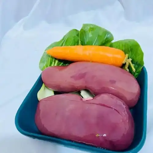 新鲜猪腰子小腰子腰花 猪肾冰鲜猪腰子小腰花烧烤专用食材 新鲜猪腰子