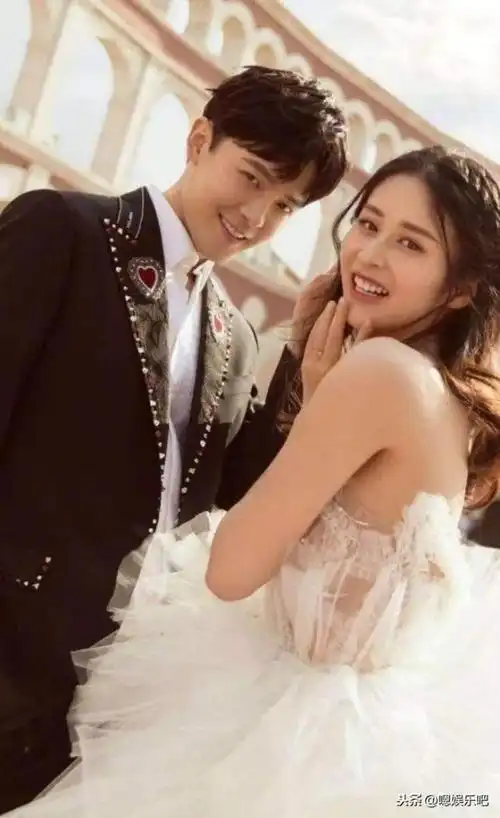 张杰谢娜的婚纱照娱乐圈明星的最美婚纱照