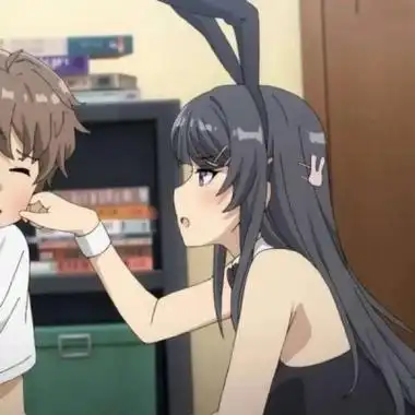 男生被女生捏脸动漫情头,卡通头像图片