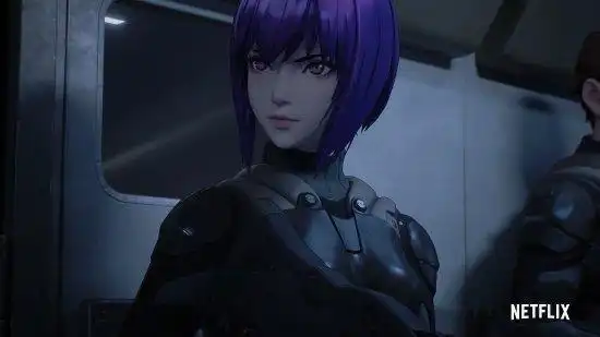 攻壳机动队sac2045第二季预告公布油亮素子妹再临