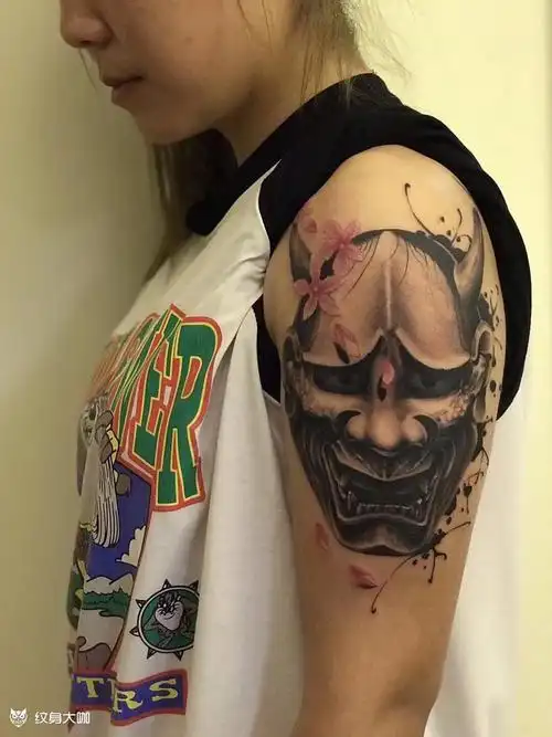 般若_纹身图案手稿图片_庞庞的纹身作品集