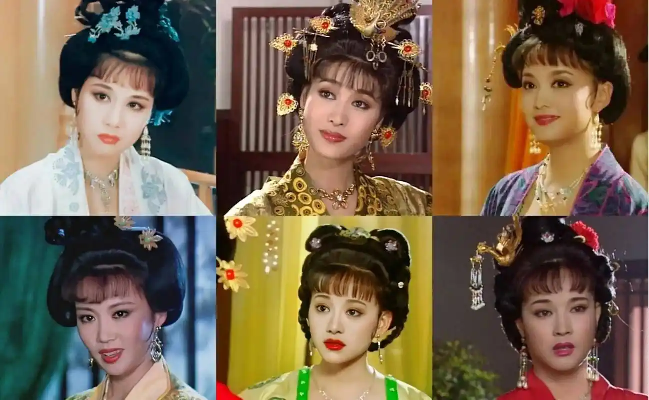 95版《武则天》美人云集各有特色,26年后美人迟暮优雅如斯