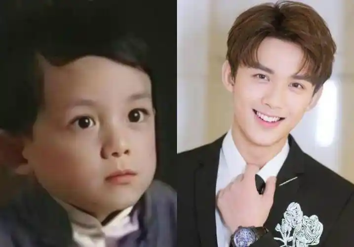 颜值从小就这么高,难怪他们长大后能成为明星_小时候_五官_黄景瑜