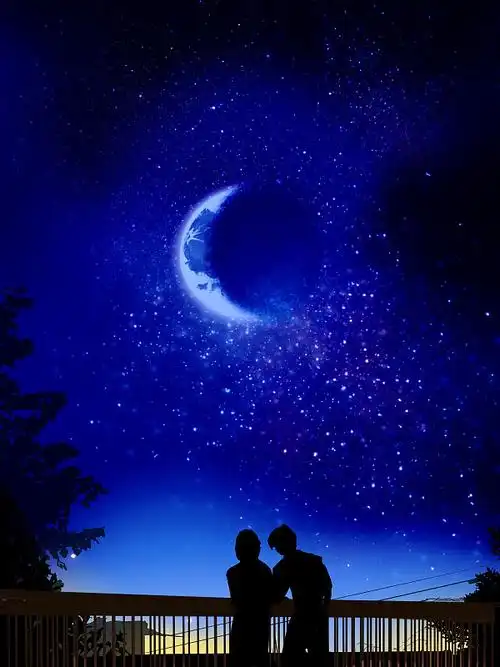 浪漫 星空 情侣图片_浪漫 星空 情侣高清图片素材库