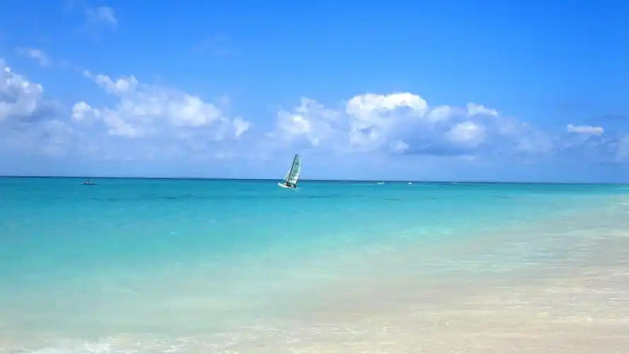 蓝色大海风景图片电脑桌面壁纸