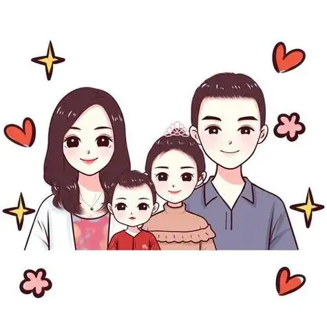 满屏幸福感家庭幸福头像合集一家三口四口合照