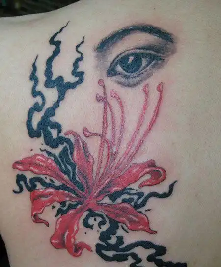 彼岸花纹身_彼岸花纹身图案大全_曼珠沙华纹身手稿_第14页 - 纹身秀