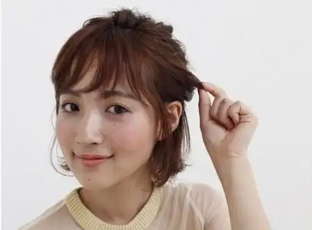 短发发型扎法 2分钟轻松搞定