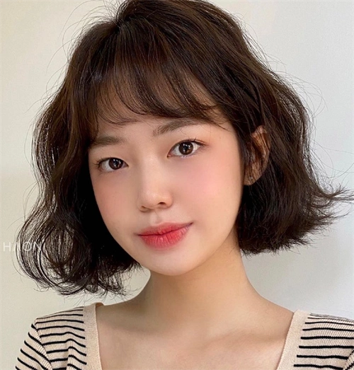 韩式wob短发范本 矮个子显高短发_波波发型 - 美发站