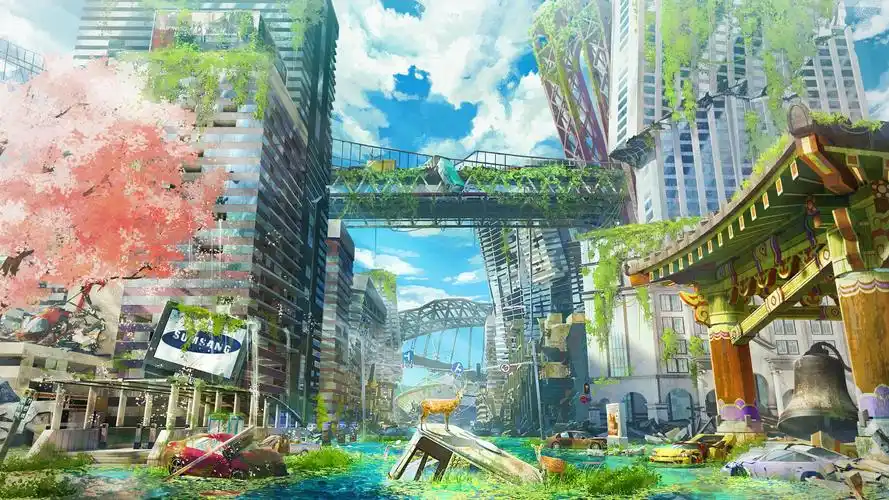 精致高清动漫场景图片桌面壁纸_卡通动漫_壁纸下载_美桌网